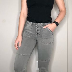 High rise jeans